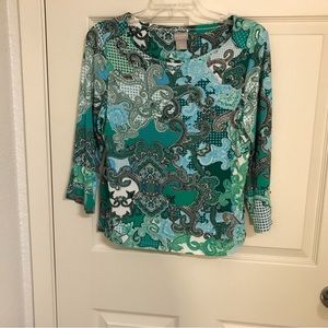 Chico’s Zengery Top Size 0